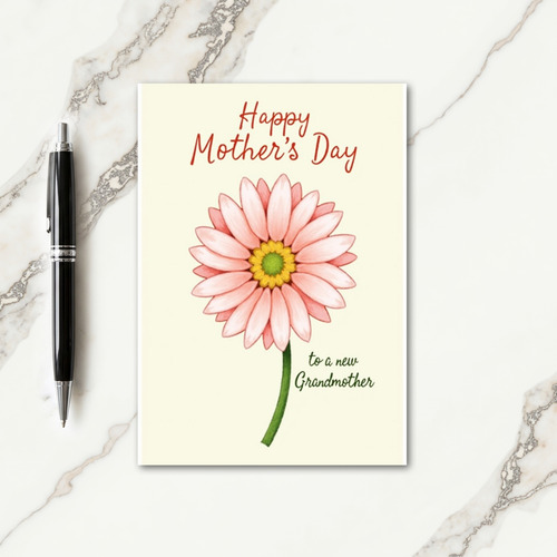 Blush Pink Moms Day Design Card