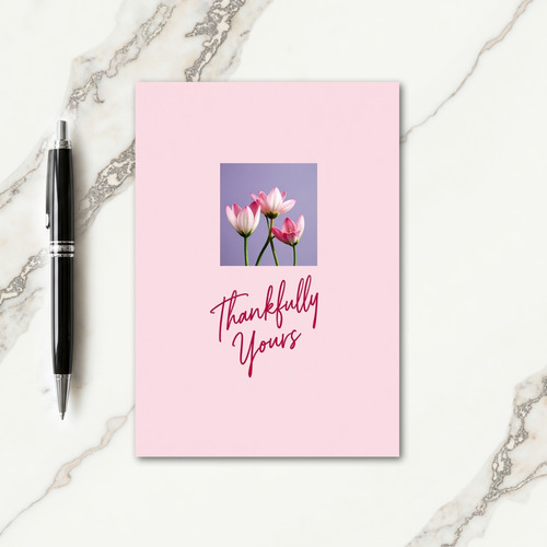 Blush Pink Moms Day Wish Card