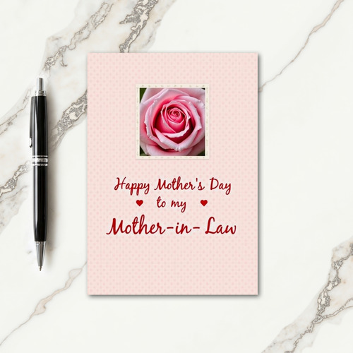 Blush Pink Mother Card