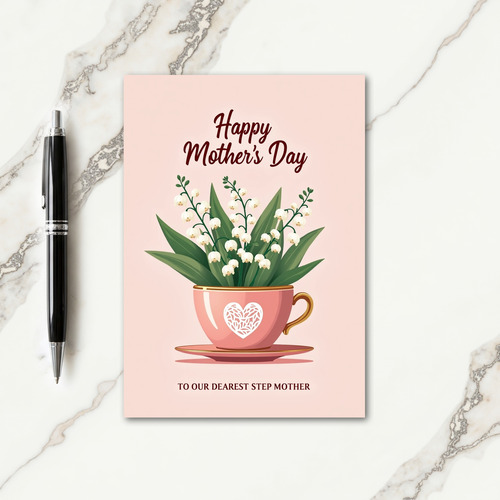 Blush Pink Mothers Day Tribute Card