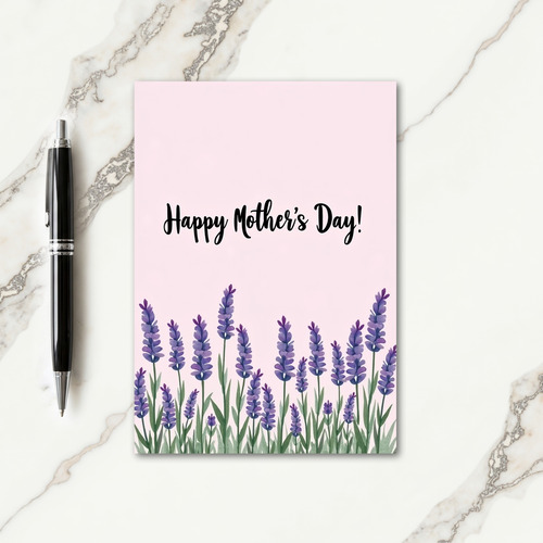 Blush Pink Pattern Card