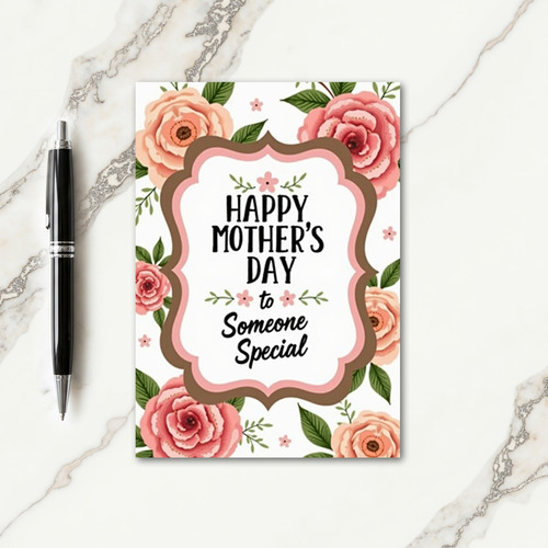 Blush Rose Mothers Love Card