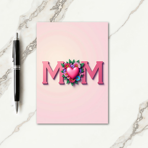 Blush Tone Mothers Day Card