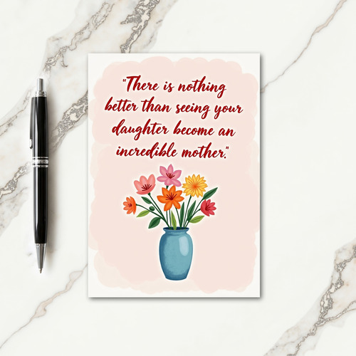 Blush Toned Mothers Day Card