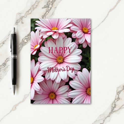 Blushing Blossom Mothers Day Card