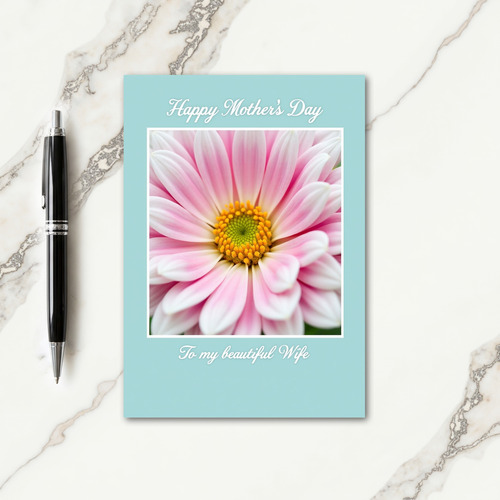 Blushing Mothers Day Card