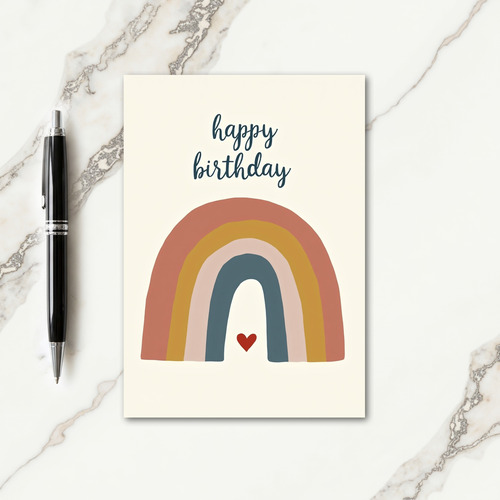 Boho Arch Birthday Card