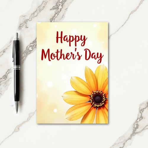 Bokeh Bloom Mothers Day Card