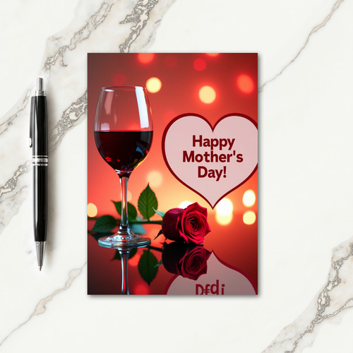 Bokeh Lights Heartfelt Card