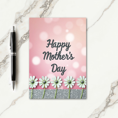Bokeh Lights Mothers Day Card