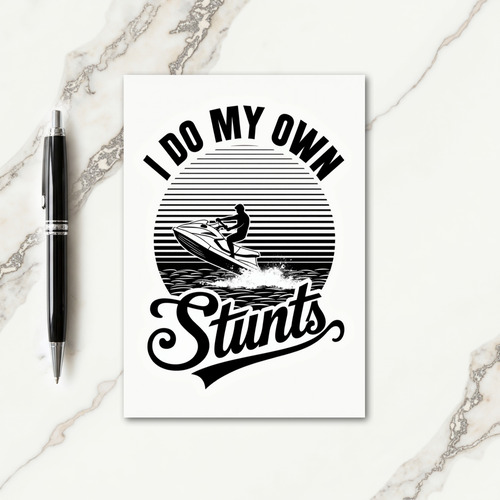 Bold Birthday Watercraft Card