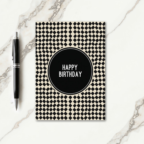 Bold Circle Birthday Card