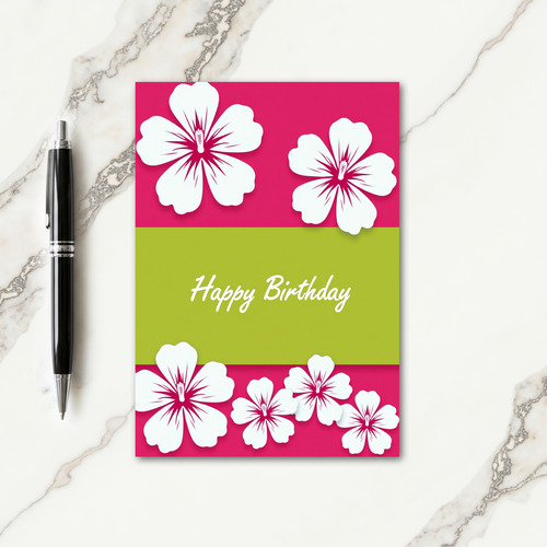 Bold Color Block Birthday Card