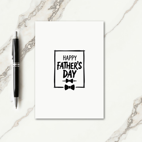Bold Fathers Day Brushstroke Card