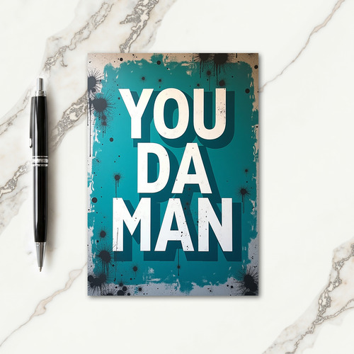 Bold Fathers Day Text Card
