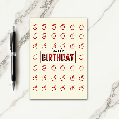 Bold Fruit Birthday Card
