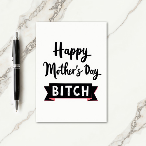 Bold Mom Graphic Message Card