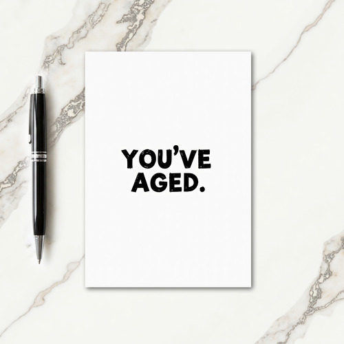 Bold Text Birthday Card