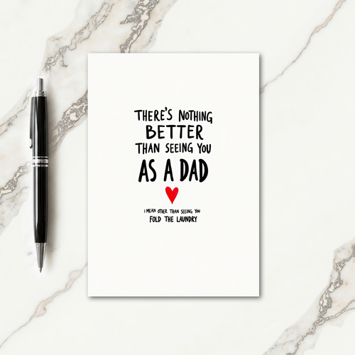 Bold Text Fathers Day Design Card