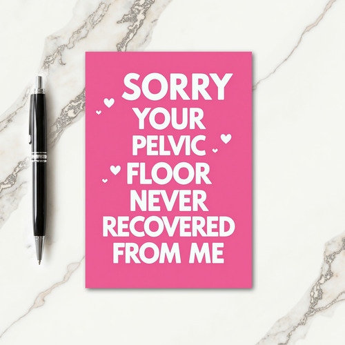 Bold Type Mothers Day Funny Card