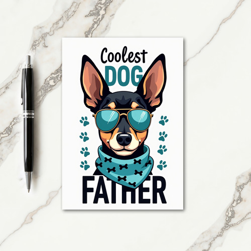 Bone Bandana Fathers Day Card