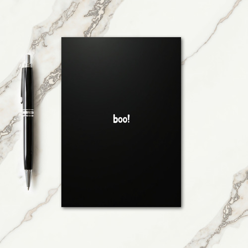 Boo Dark Night Card