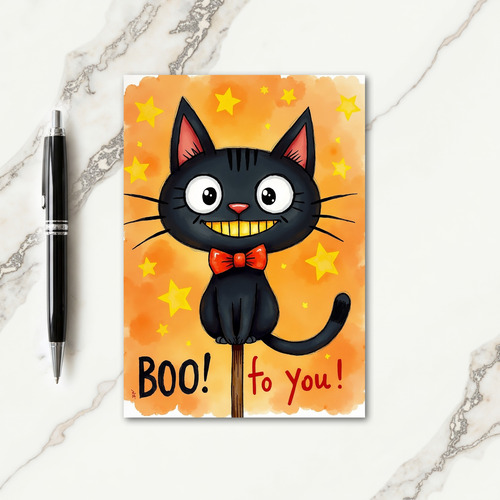 Boo To You Spooky Card