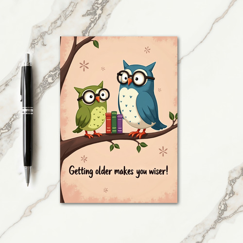 Bookish Birds Birthday Card