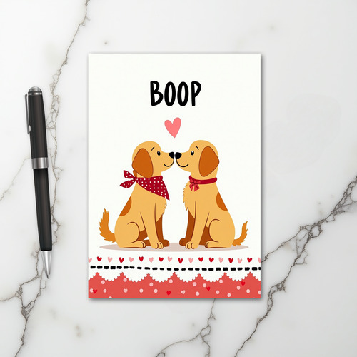 Boop Valentine Puppy Card