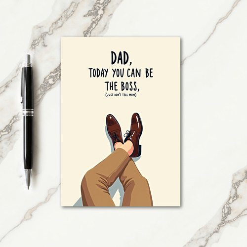 Boss Dads Illustration Card