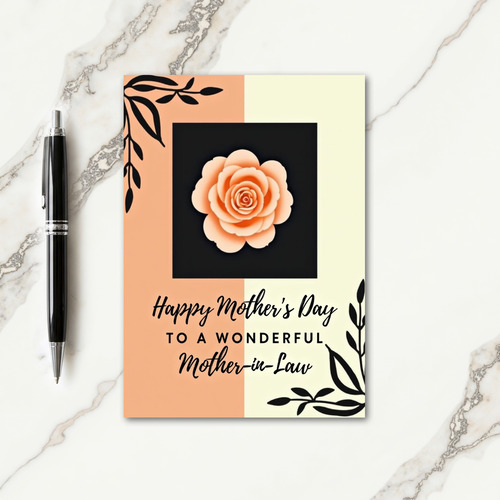 Botanical Accent Mothers Card