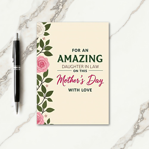 Botanical Amazing Mothers Day Card