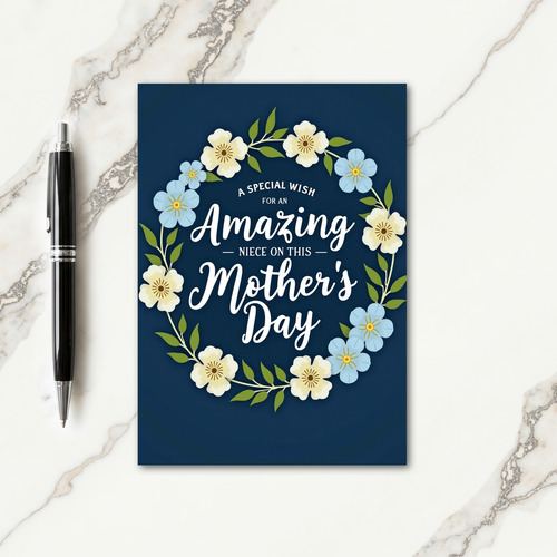 Botanical Amazing Niece Card