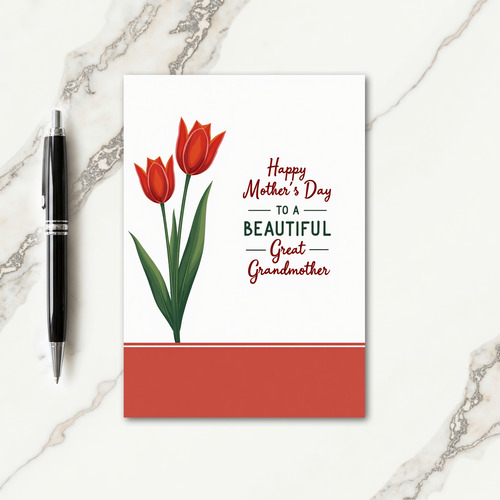 Botanical Art Mothers Card