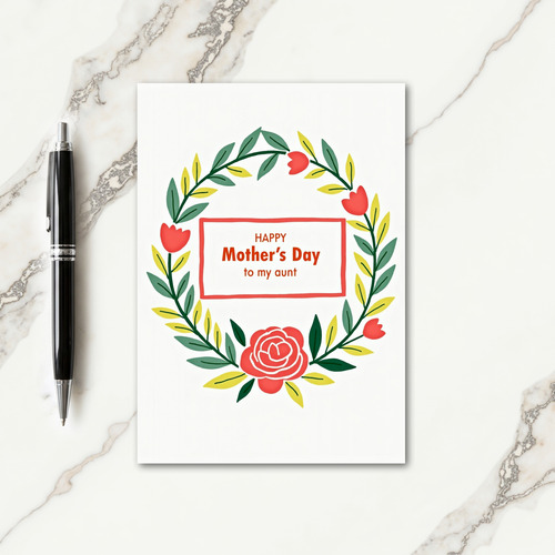 Botanical Aunts Day Card