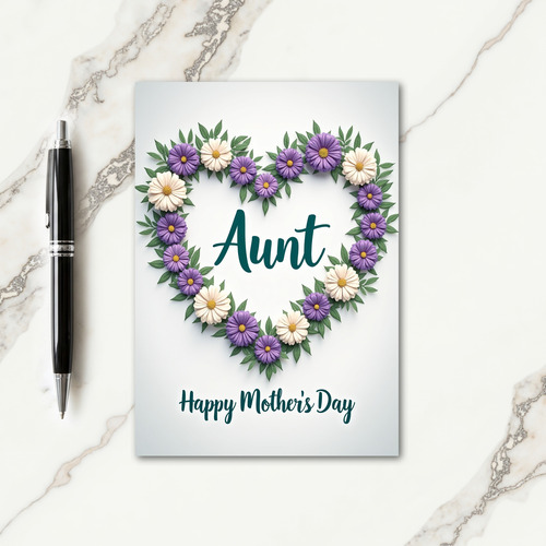 Botanical Aunts Day Greeting Card