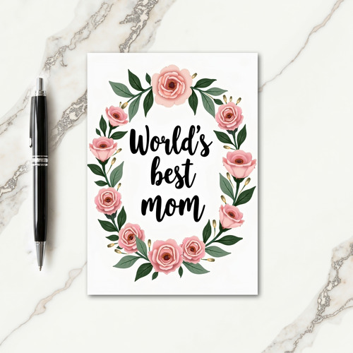 Botanical Best Mom Card