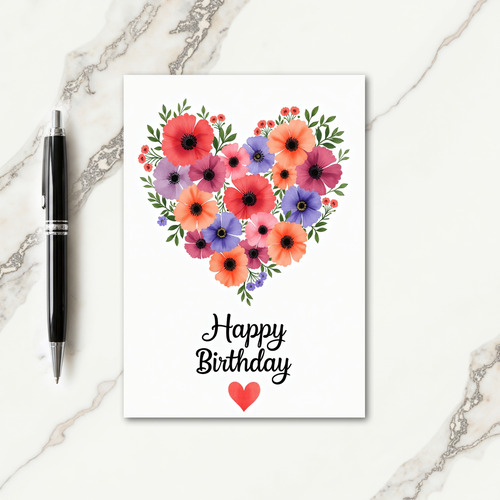 Botanical Bloom Birthday Card