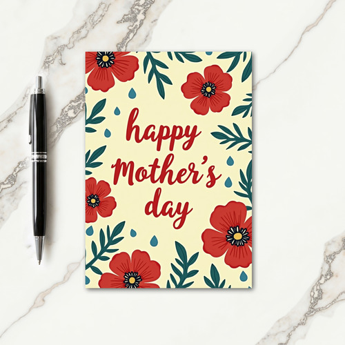 Botanical Blossoms Pattern Card