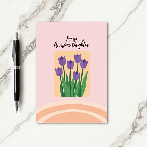 Botanical Daughters Day Card