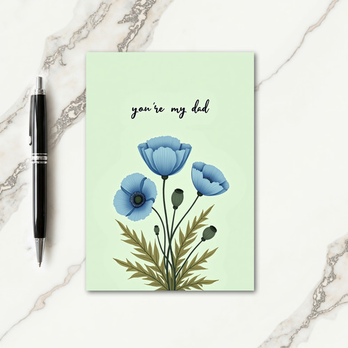 Botanical Fathers Day Love Card