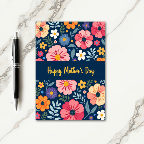 Botanical Floral Card