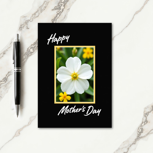 Botanical Floral Pattern Card