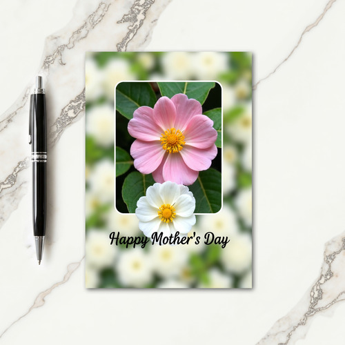 Botanical Flowers Mothers Day Card