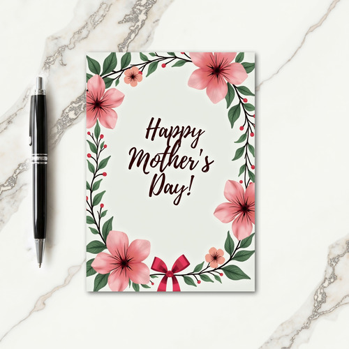 Botanical Frame Day Card