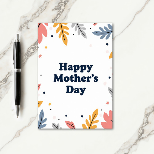 Botanical Frame Mothers Day Card