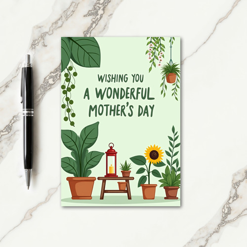 Botanical Garden Greeting Card