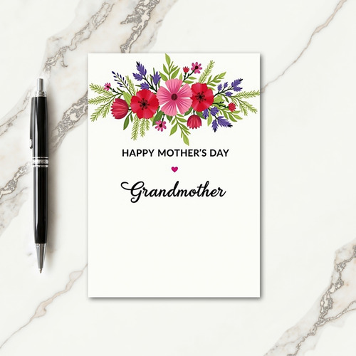 Botanical Grandmothers Day Card