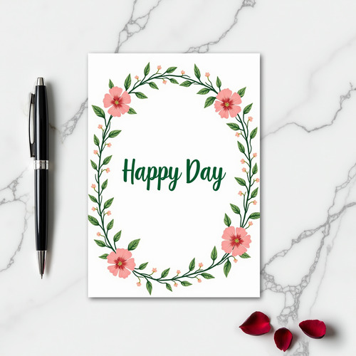 Botanical Happy Day Card