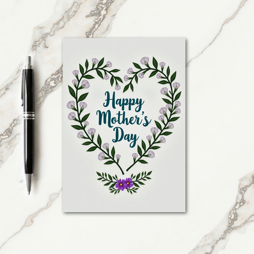 Botanical Heartfelt Wishes Card
